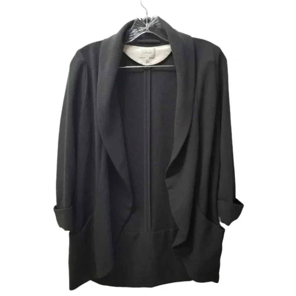 Wilfred Chevalier Jacket Oversized open blazer dark grey 2